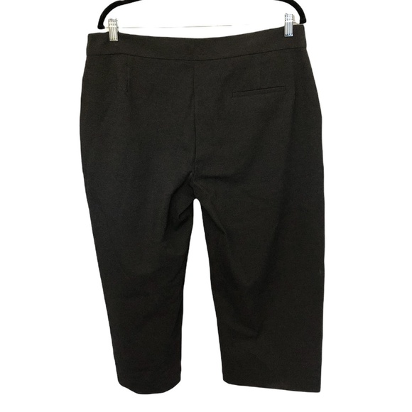 EILEEN FISHER Cropped Pant Women's Size Large Petite Gray Italian Fabric - Picture 3 of 11